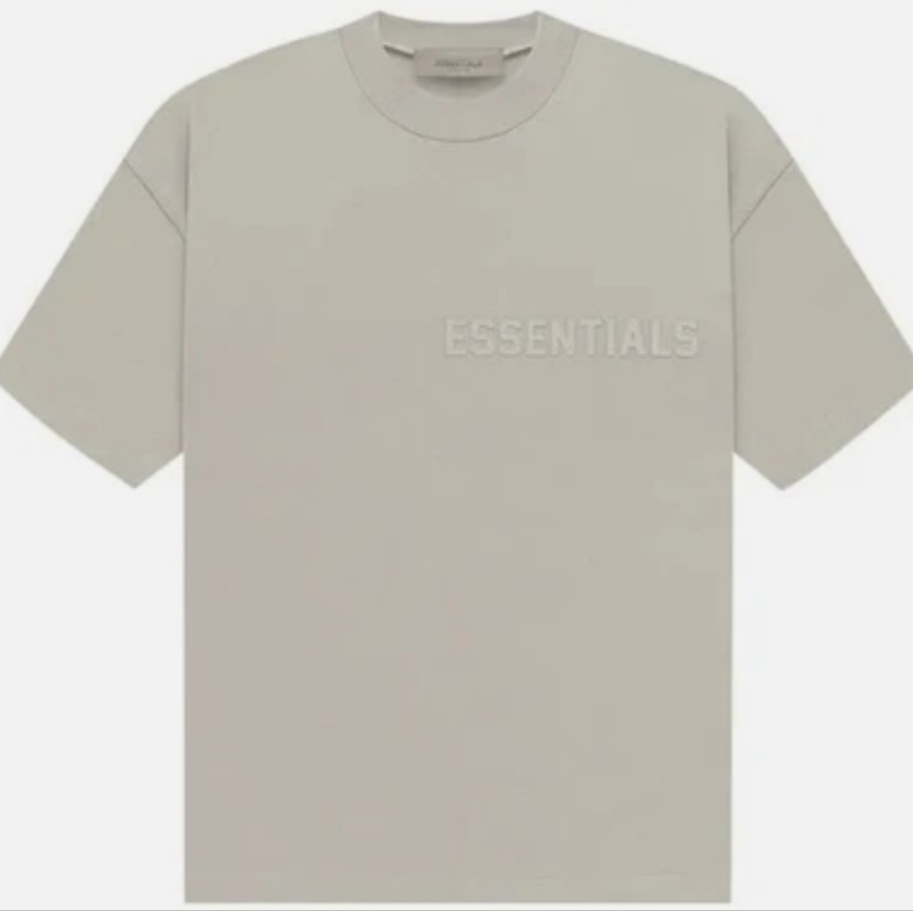 Nwt Fear Of God Essentials Ss Tee Shirt Seal Gray Xl